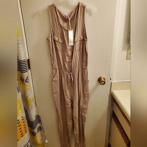 Ci Sono Elegant Khaki Jumpsuit